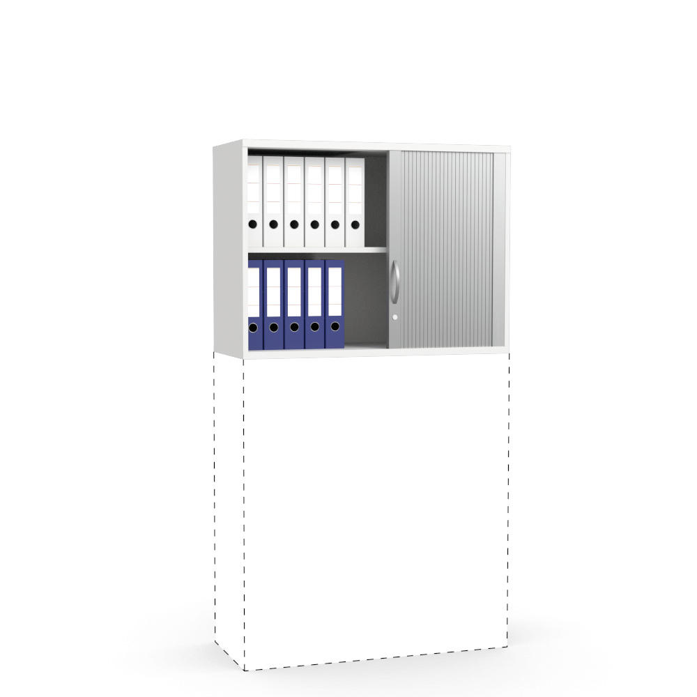 Rollladen-Aufsatzschrank PROFI MODUL | Weiß | 1000