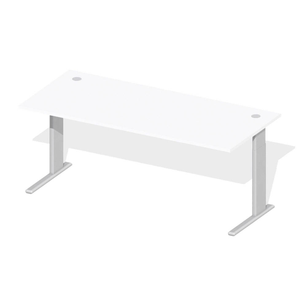 Schreibtisch Comfort M MULTI MODUL | Weiß | 1800