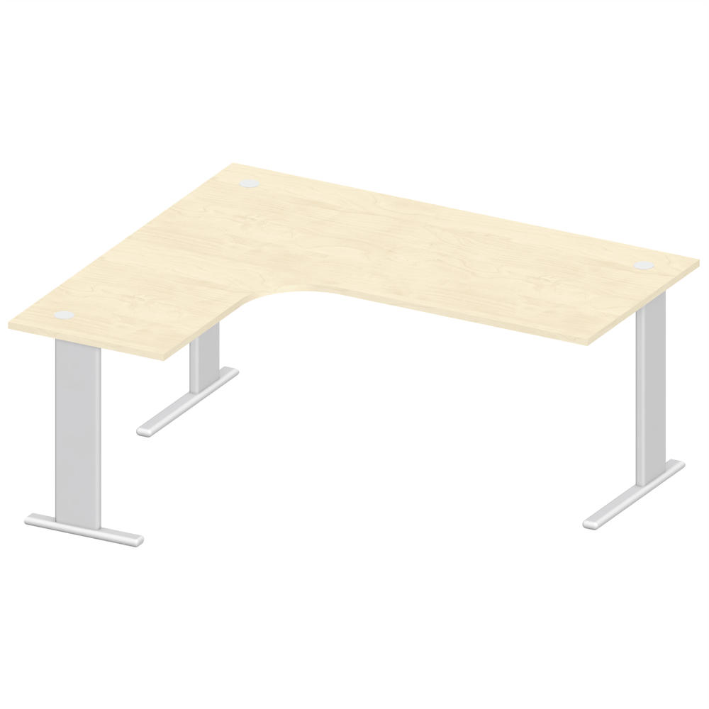 Eckschreibtisch Basic M MULTI MODUL | Ahorndekor | Eckschreibtisch linksseitig