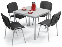 SET-ANGEBOT: 1x Tisch BASE-MODUL + 4x Stühle ISO 