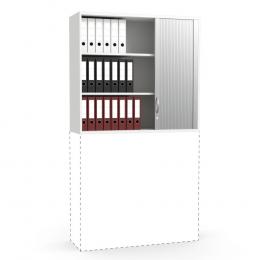 Rollladen-Aufsatzschrank PROFI MODUL Weiß | 1200 | 1110 mm (3 OH)