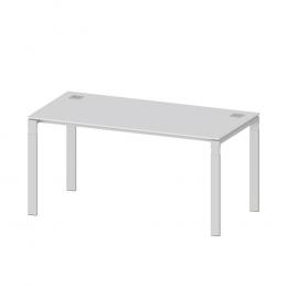 Schreibtisch 4-Fuß Comfort EVO Lichtgrau | 1600