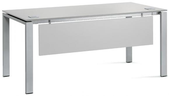 Schreibtisch 4-Fuß Basic EVO Lichtgrau | 1200