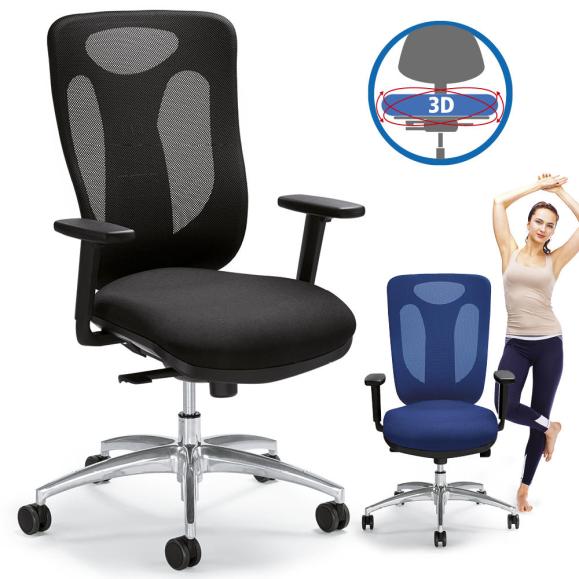 Bürostuhl SITNESS 80 NET - bewegliche Sitzfläche 
