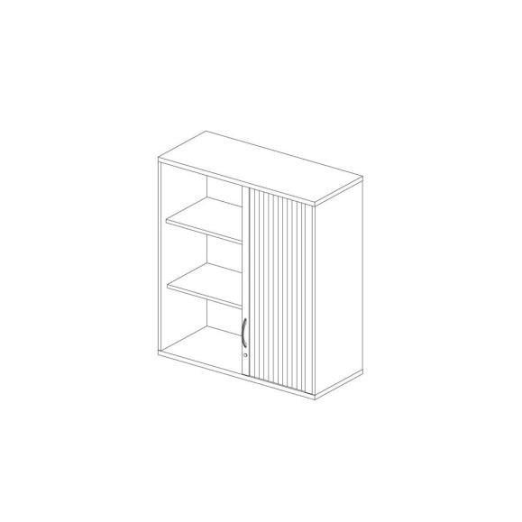 Rollladen-Aufsatzschrank PROFI MODUL Weiß | 1000 | 1110 mm (3 OH)