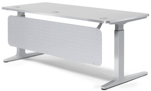 Schreibtische iMODUL mit hochwertiger Aluminiumkante 