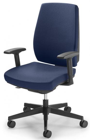 Bürostuhl Ergo SIT mit Armlehnen Blau