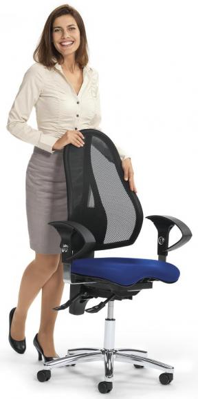 Bürostuhl SITNESS 40 NET - bewegliche Sitzfläche 